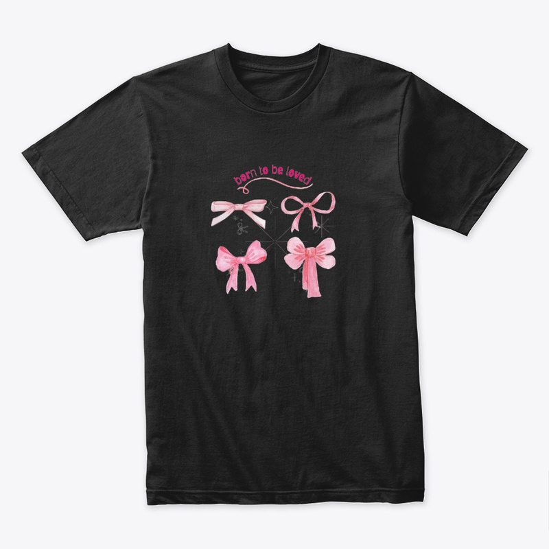 Cute Bow, Birthday Apparel, Casual Lay