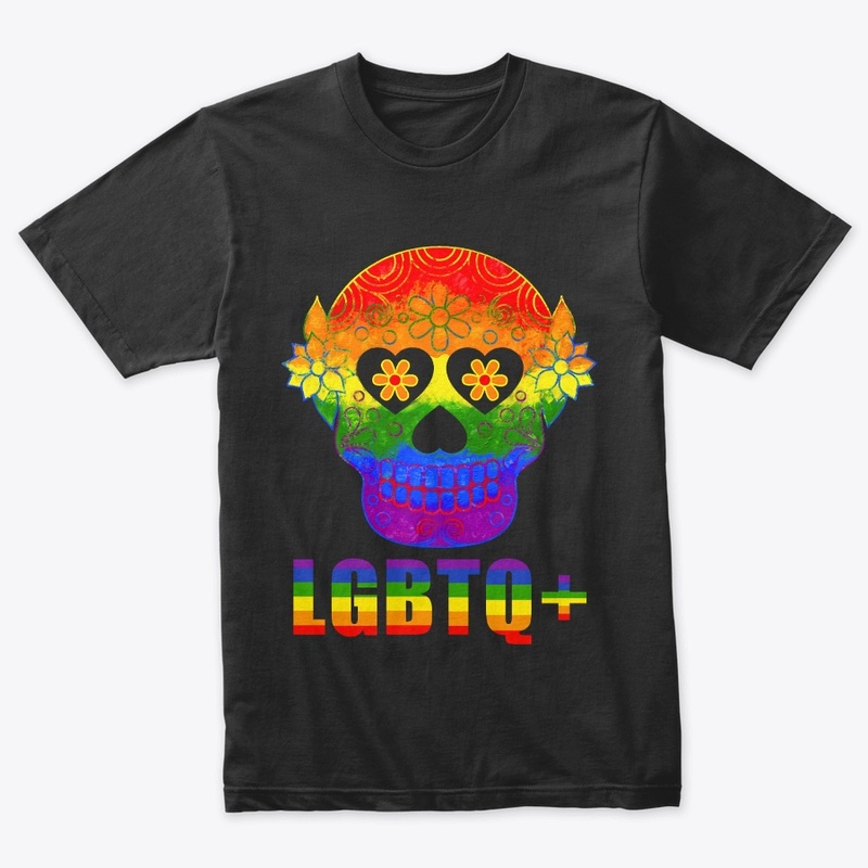 Pride LGBTQ+ Skull T shirts