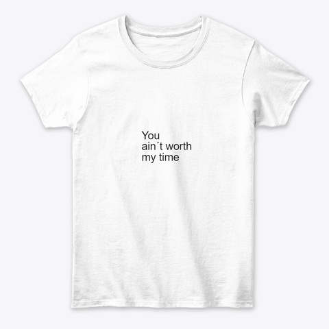 Iphone Case  White T-Shirt Front