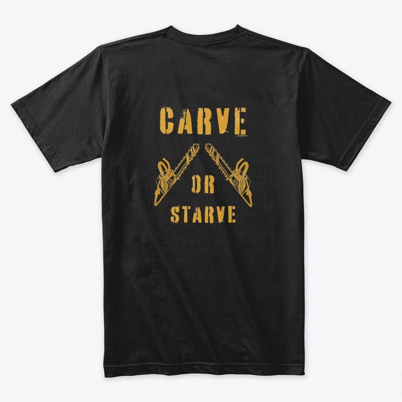 carve or starve black and gold