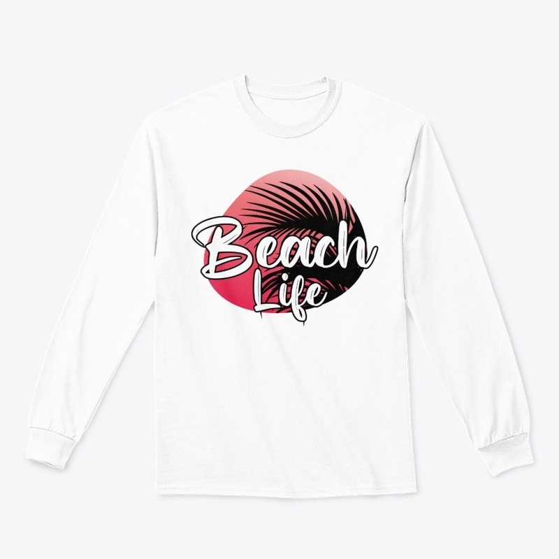 Beach life tee-shirt design