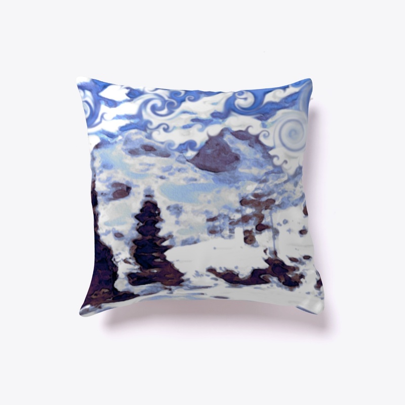 Abstract Landscape Design Winter Colors
