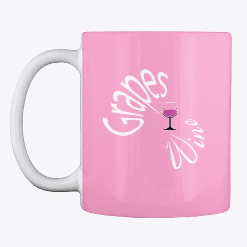 Grapes wine