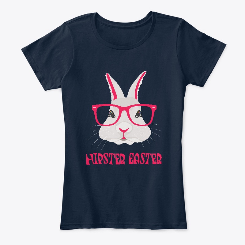 Hipster Easter Cute Bunny Rabbit Design