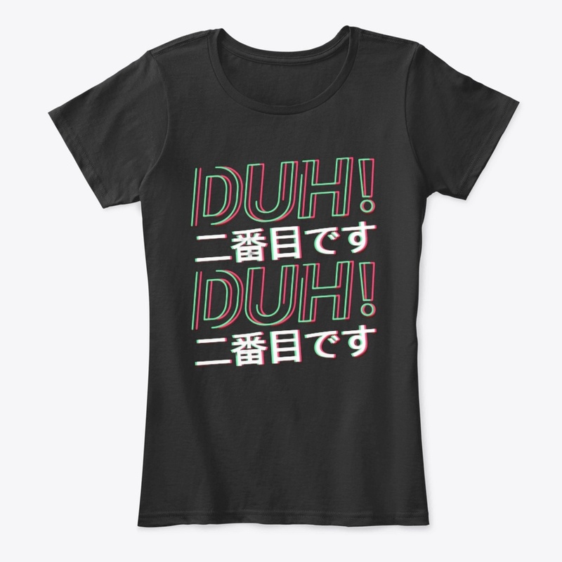 Duh fun Neon Slogan Word Graphic 