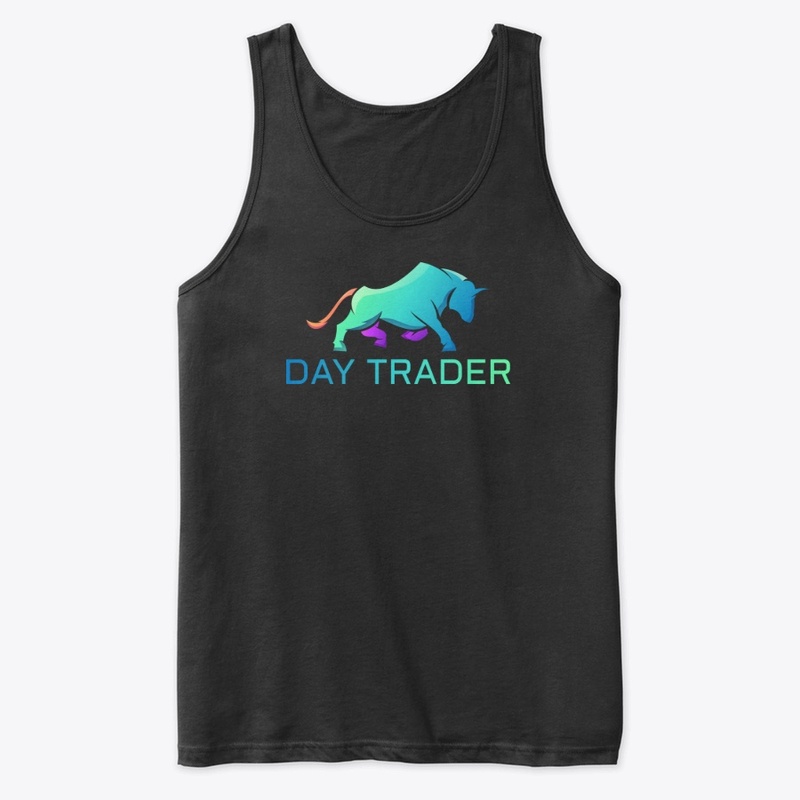 Day trader with bull