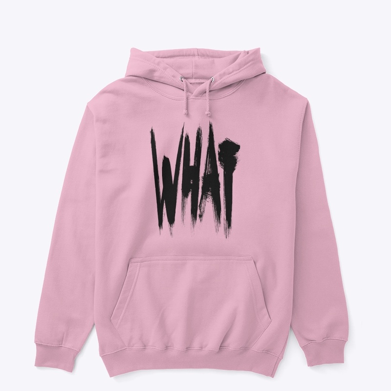 Word What in Radical Typography Black