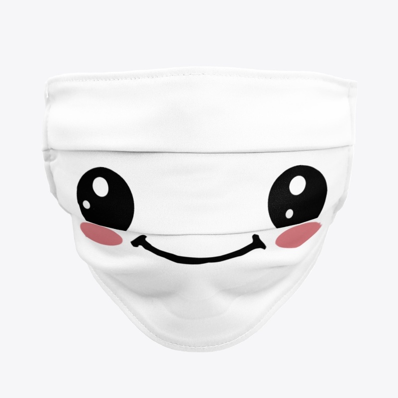 Kawaii japaneses anime faces: smile