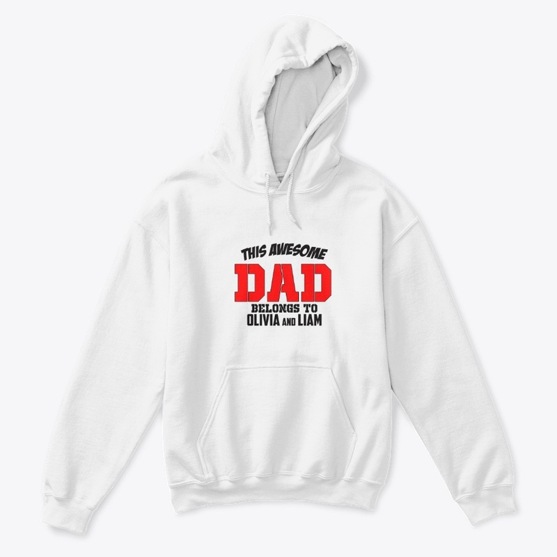 AWESOME DAD - HOODIES
