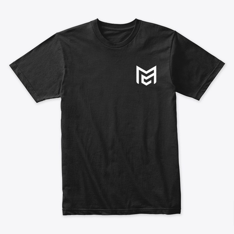 Corner Logo W/ S.H.A.N.K. Back T Shirt Black T-Shirt Front