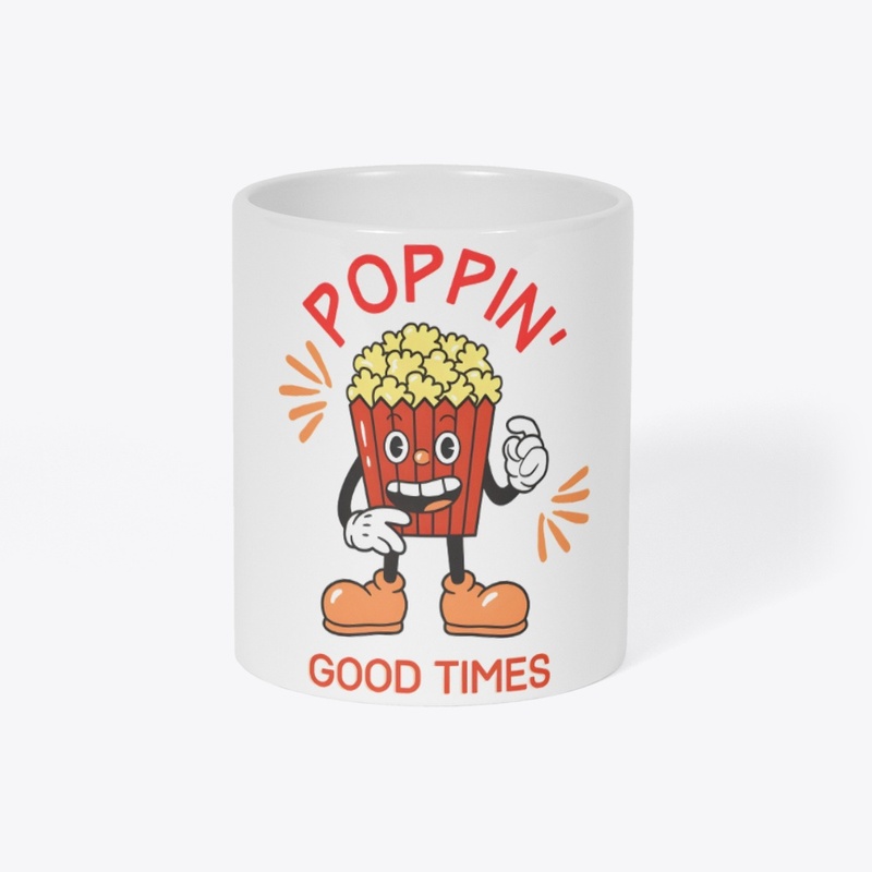 Popcorn foodie design Printed