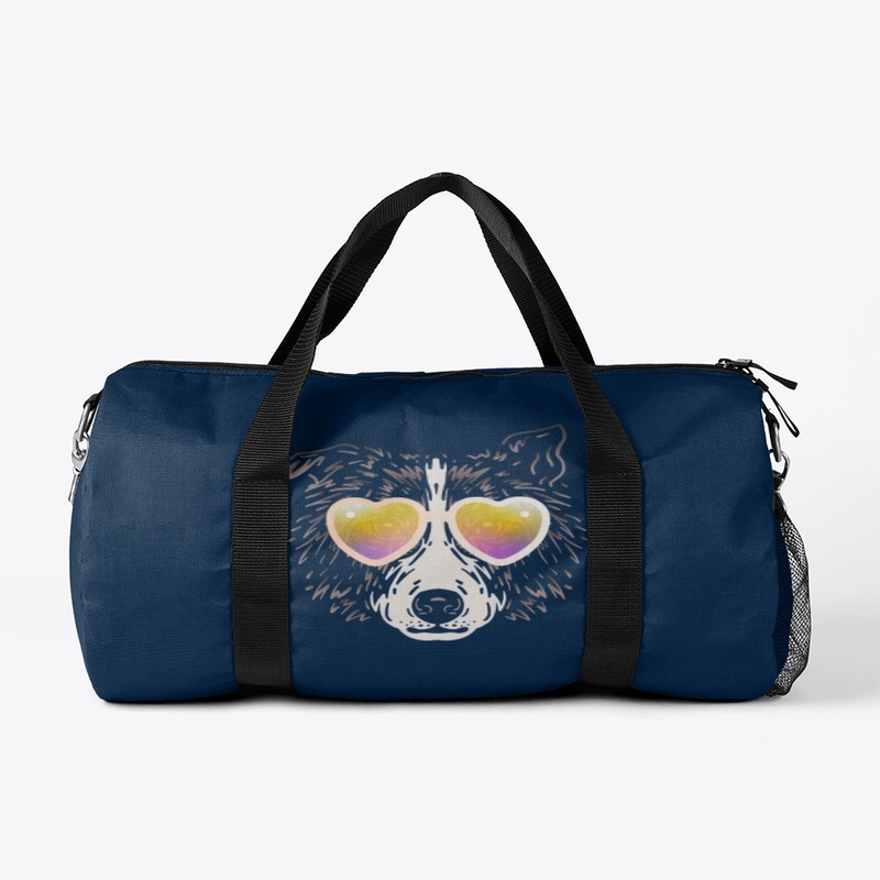 Cute Dog in Sunglasses (Colored+sg05)