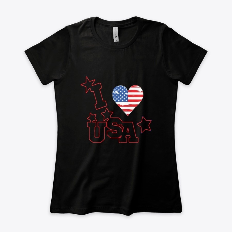 I love USA tee shirt