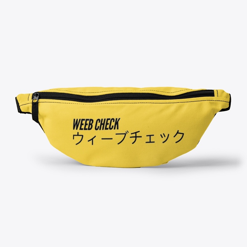 Weeb check Fanny pack 