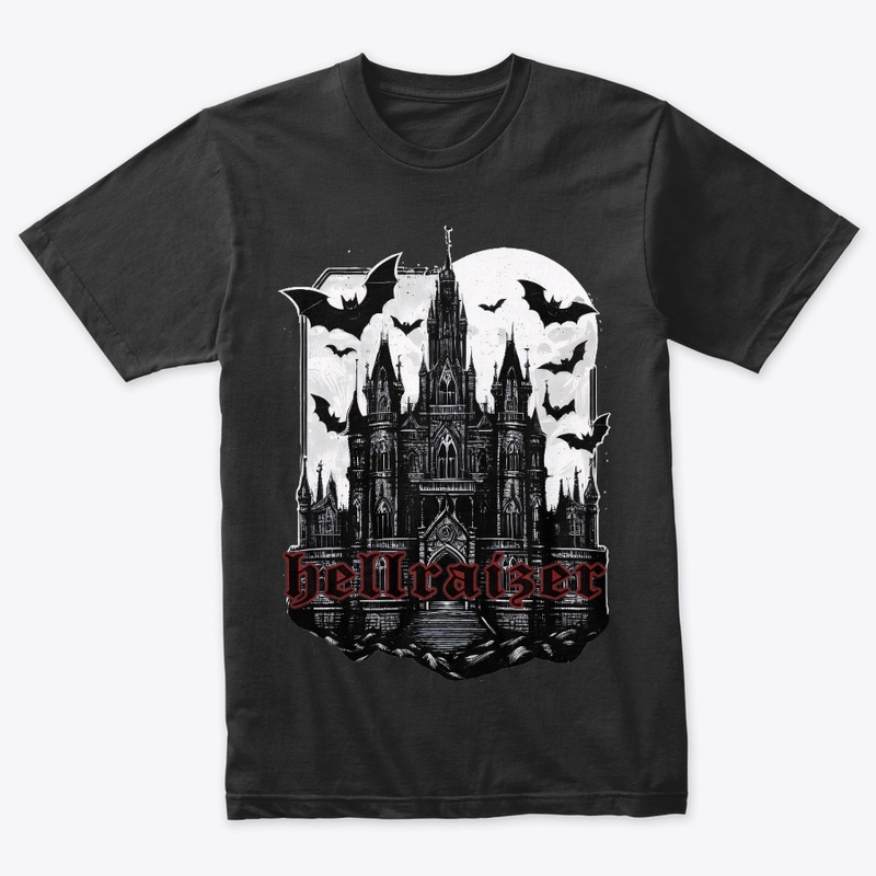 HellRaizer Castle with Bats Flying