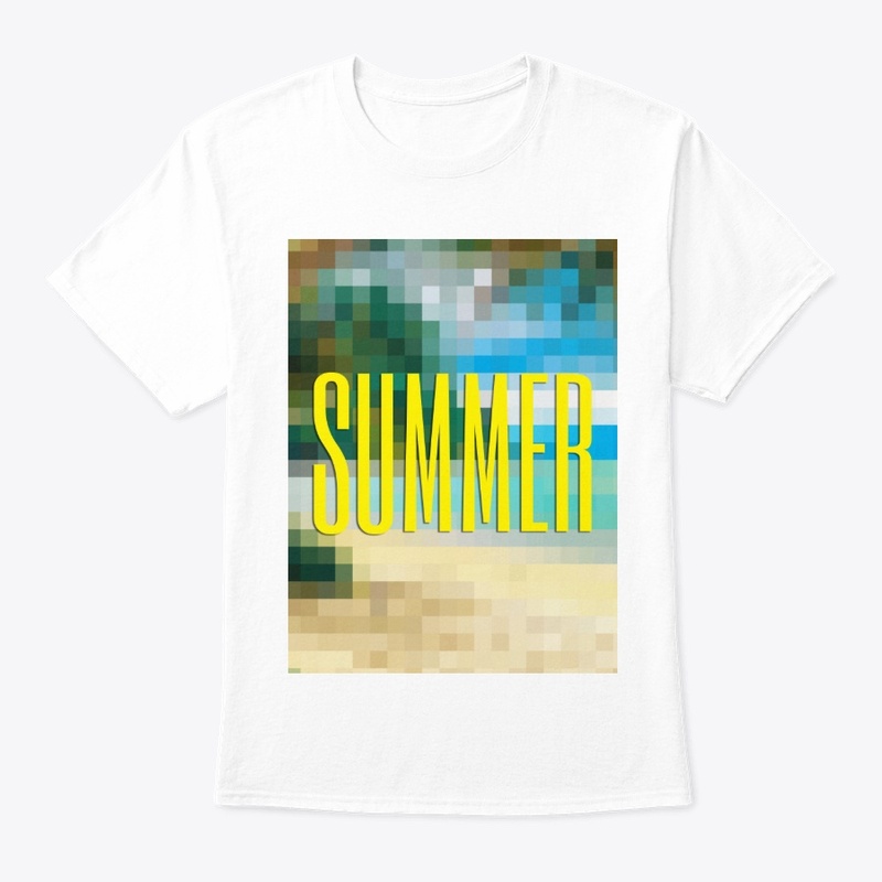 Summer Pixelated Beach