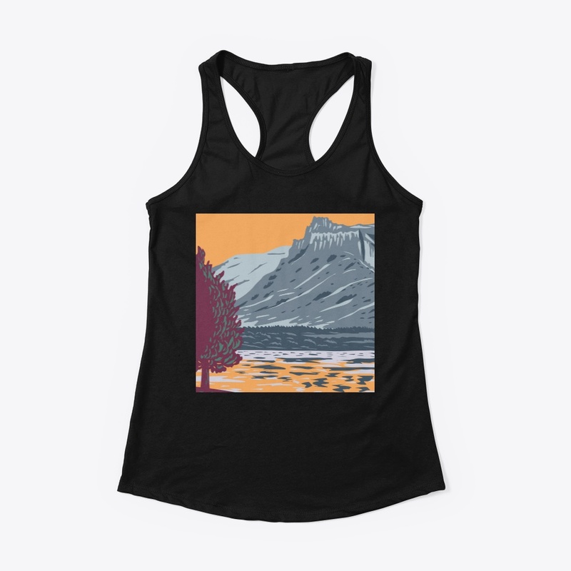 calm winter mountains