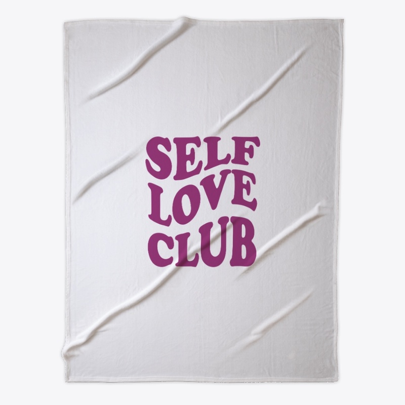 Self love club typography t shirt design