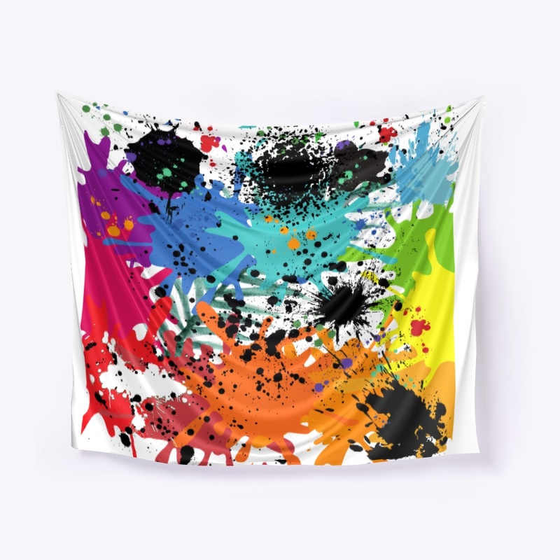 Splat colorful art