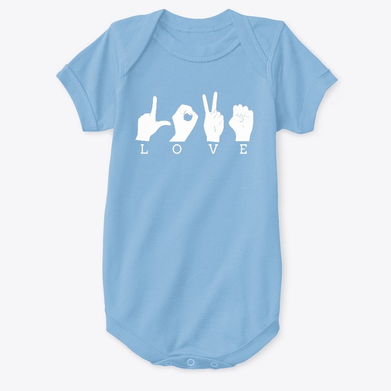 LOVE Onesie (multiple colors)