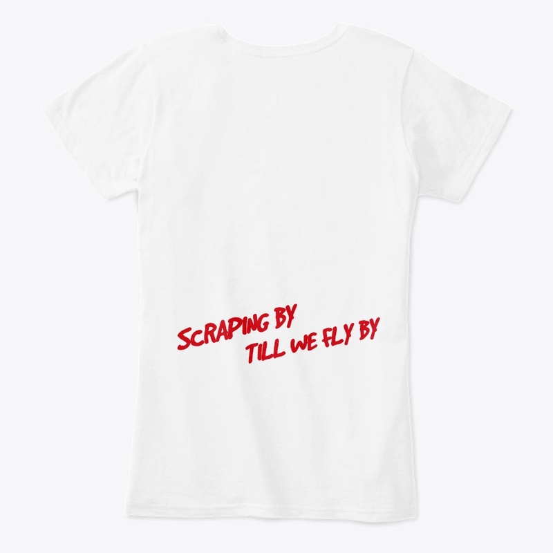 SCRAPING BY FEMALE TEE