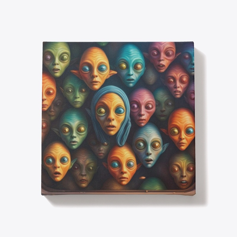 Space aliens on a visit to Earth