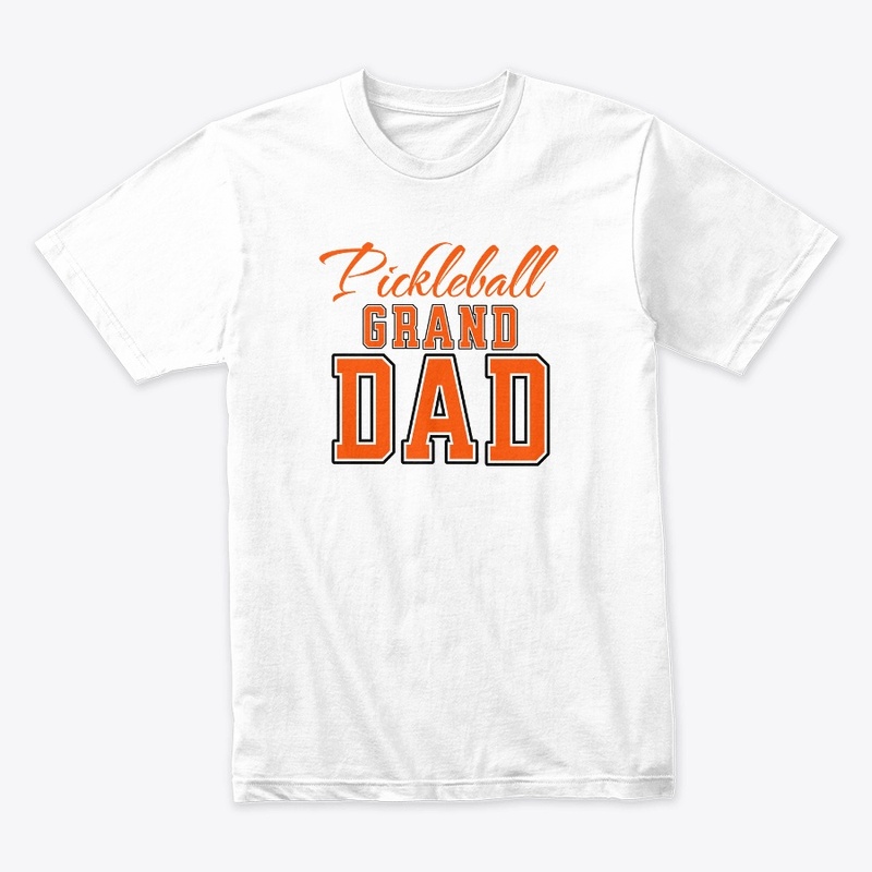 Pickleball Grand Dad in Orange