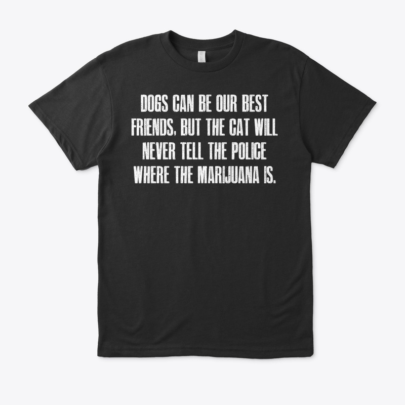 Dogs can be our best friend cat t shirt