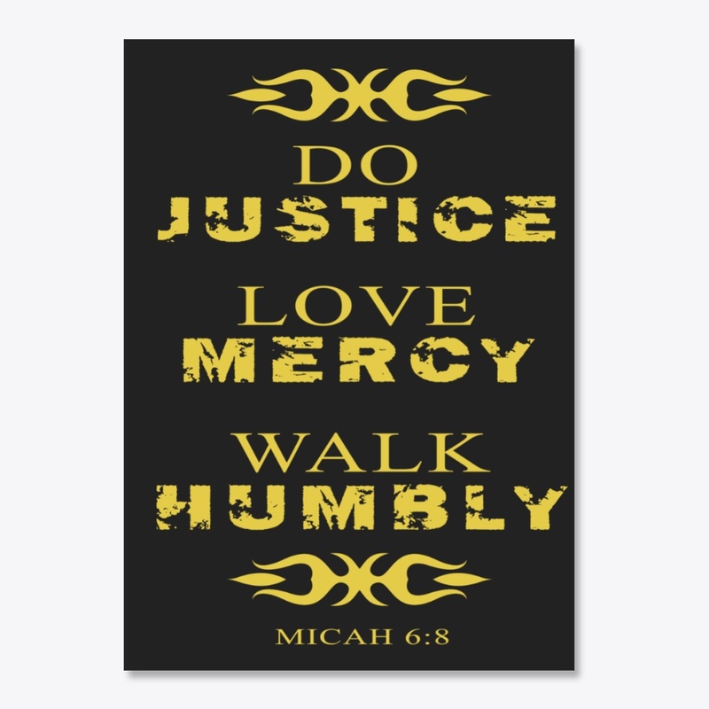 MICAH 6:8 STICKER