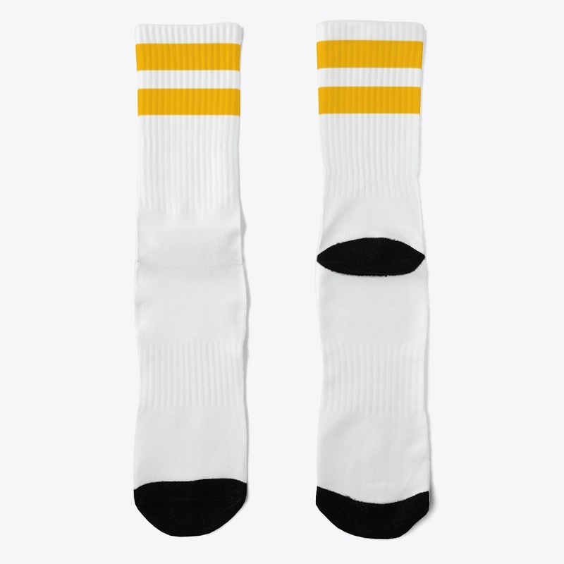 Double Striped Golden Socks