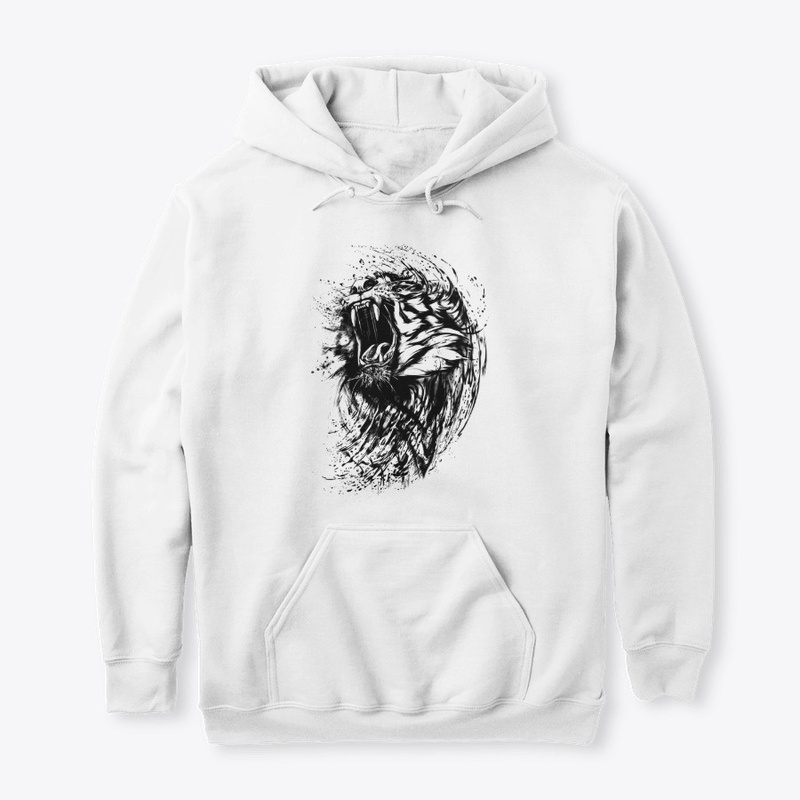 Roaring tiger