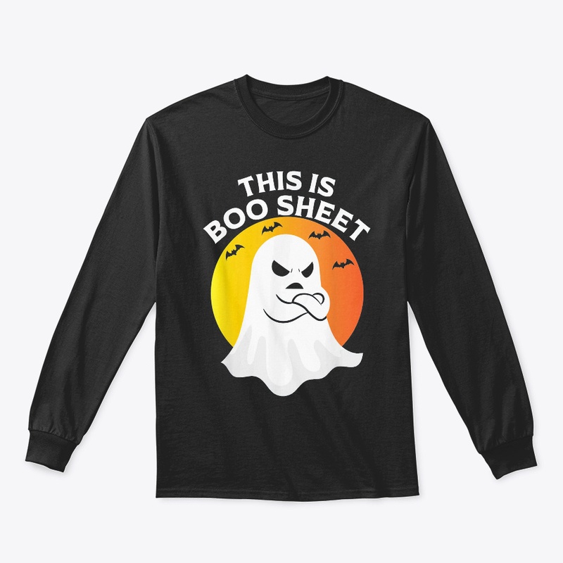This Is Boo Sheet Ghost Retro Halloween