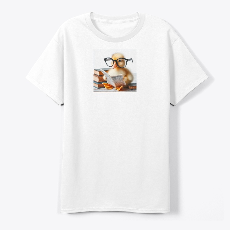 Duck wearing glasses 