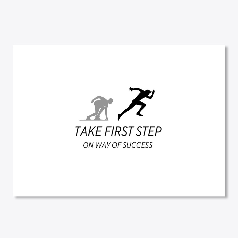 First step on way of success
