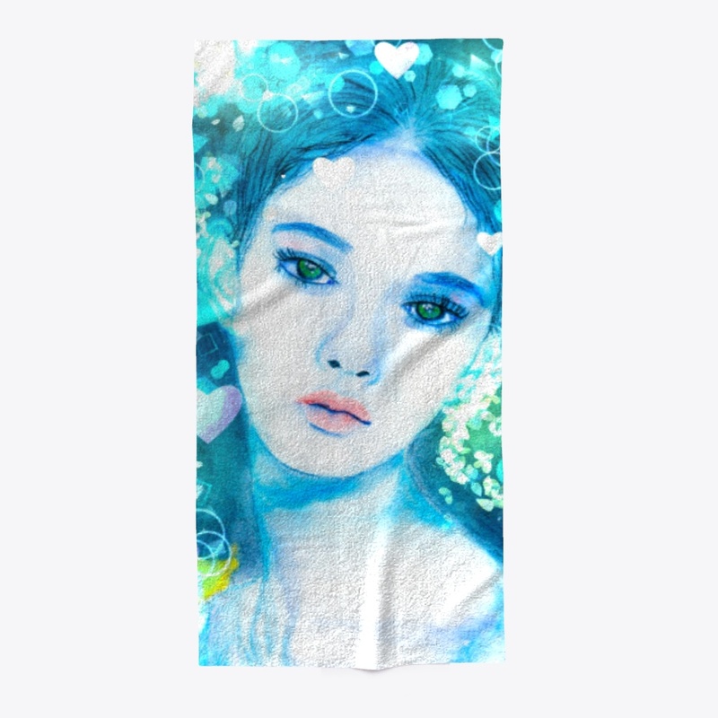 Lady in blue