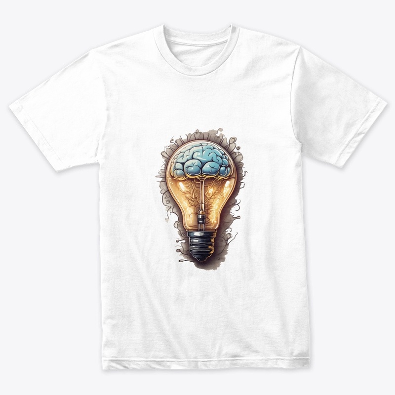 Bulb Brain Print Products