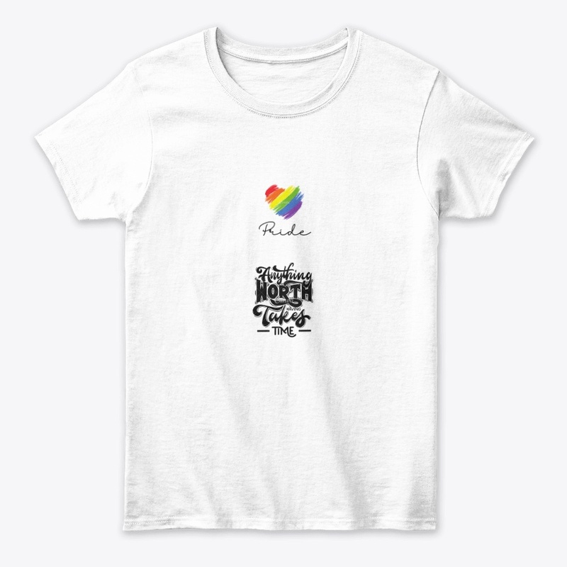 White tshirt with designs