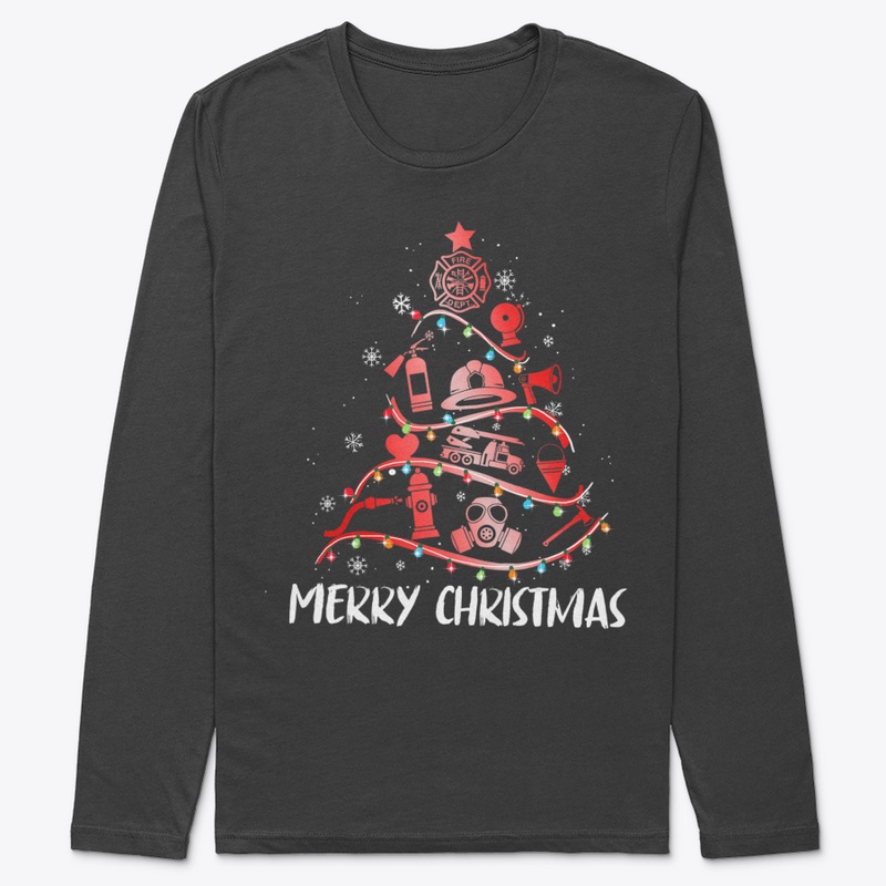 FIREFIGHTER FIRE CHRISTMAS TREE FIREMAN 