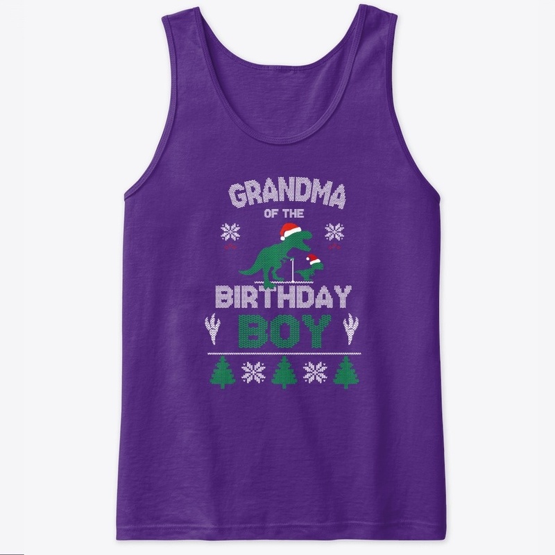 Grandma of the Birthday Boy Matching T-R