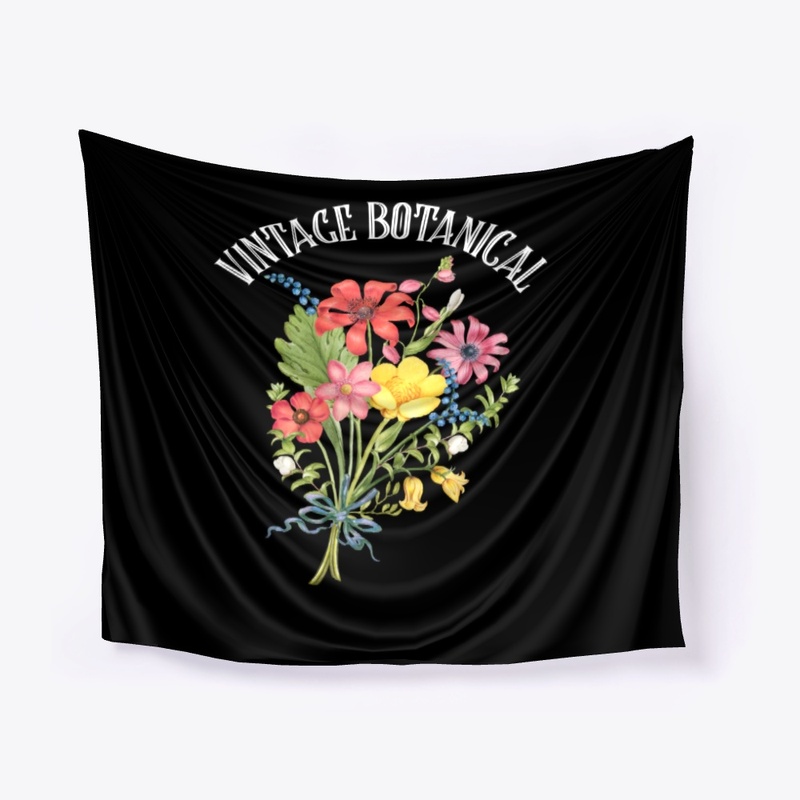 Vintage Botanical Bouquet Flowers