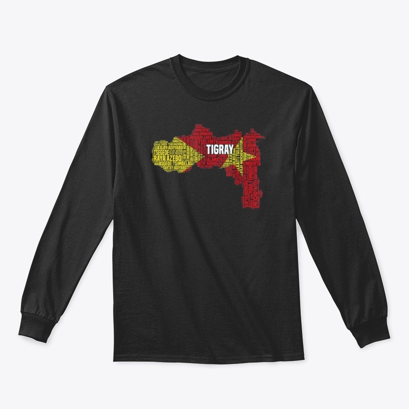 Tigray country map flag and names