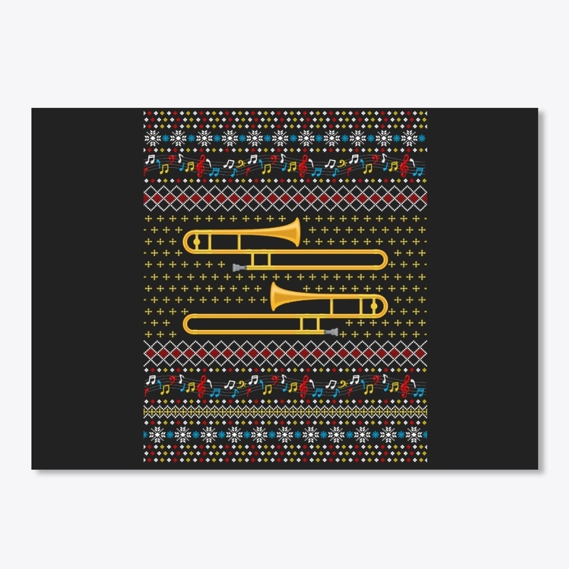 Ugly Trombone Christmas Sweater 2021