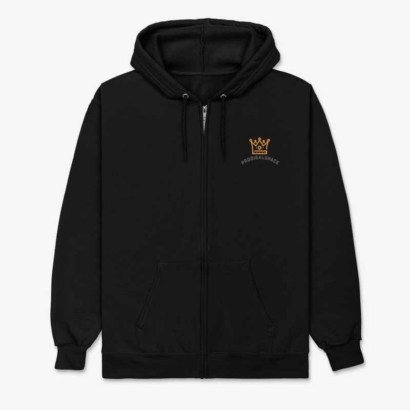 Regal Crown Unisex Zip-up Hoodie