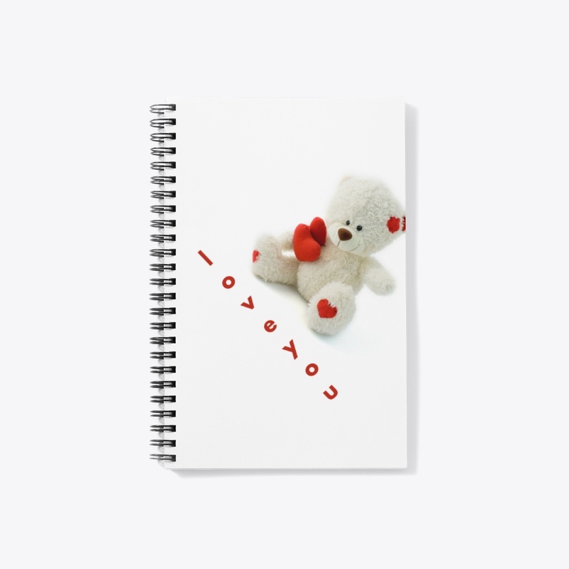 3D Bear “Love You” – Cute Design