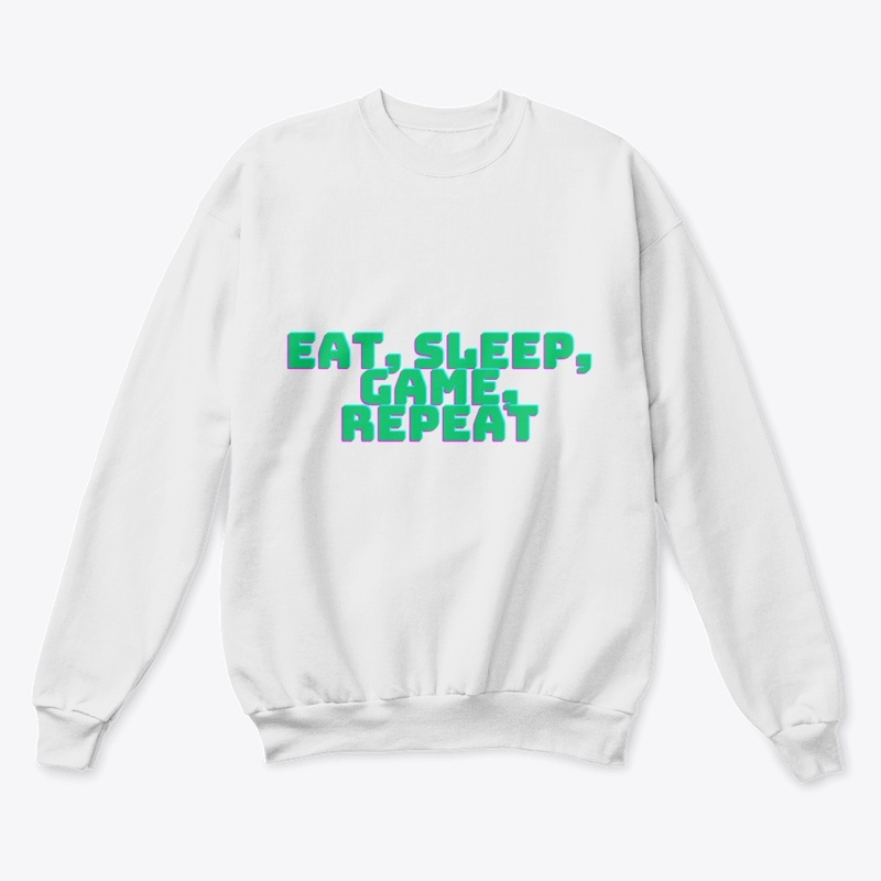Eat, Sleep, Game, Repeat T-Shirt Design