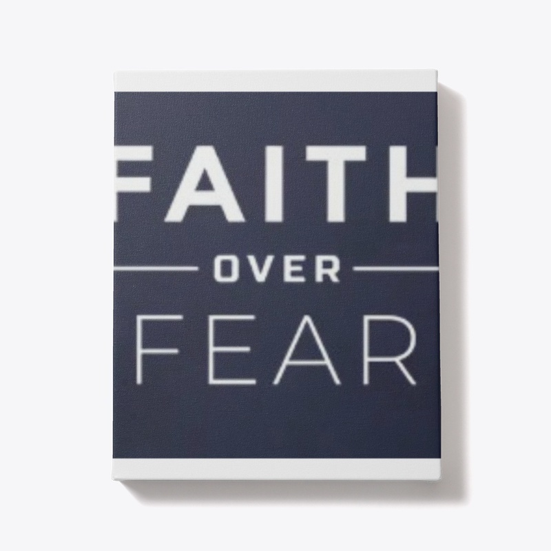 Faith Over Fear Print T-shirt