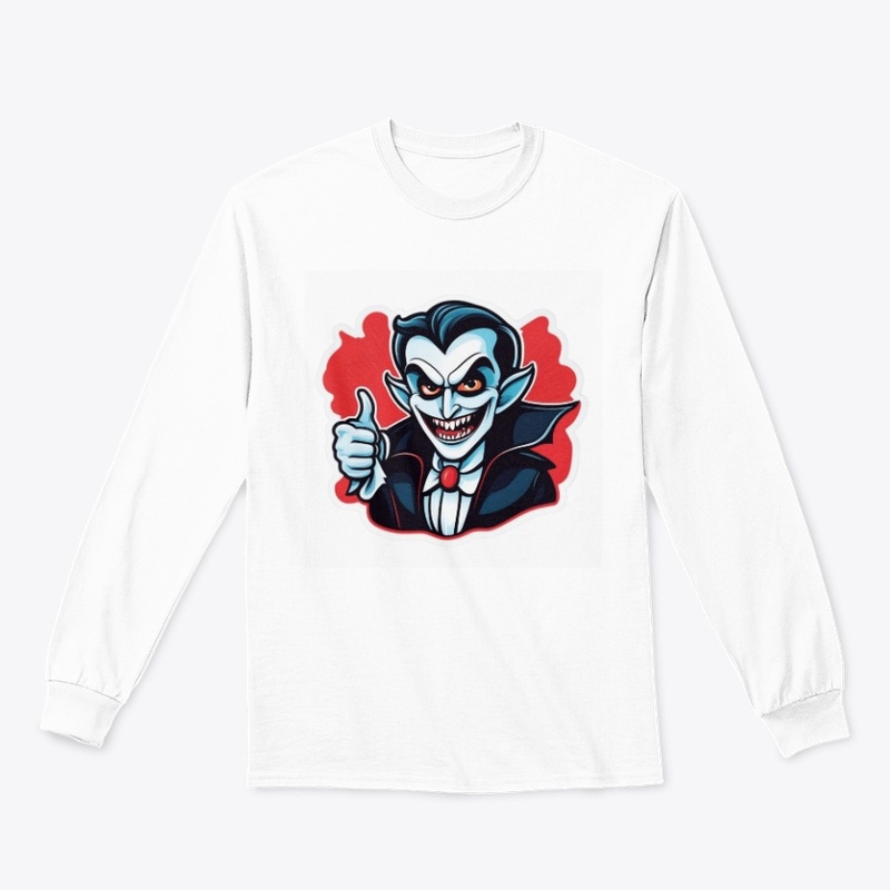 Vampire Villain Cartoon Illustration