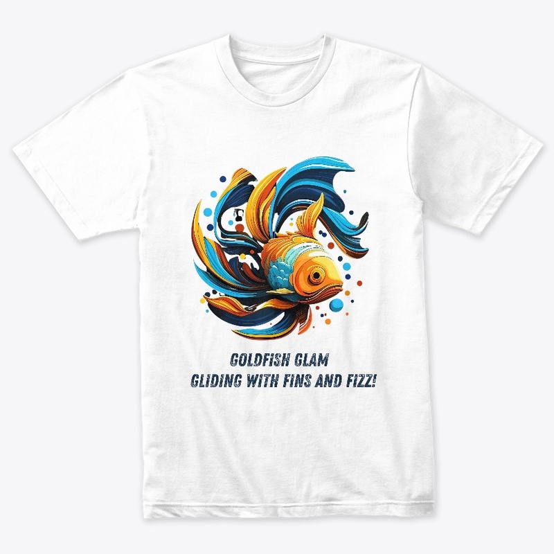 Fins and Fizz: Goldfish Glamour