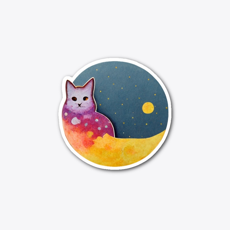 Watercolor cat