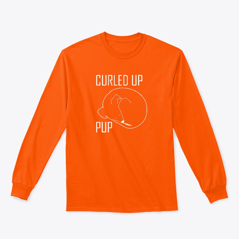 Curled Up Pup Long Sleeve Tee
